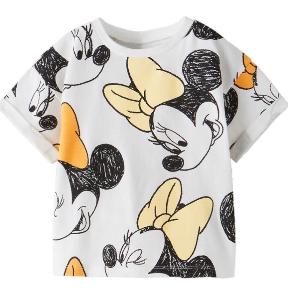 ZARA Kids Minnie Mouse T-Shirt Size: 3–4 years (oversized fit)